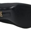 Black Embellished Charmeuse Slingback Heels Shoes - Image 4