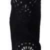 Black Stretch Pumps Boots Floral Lace Shoes - Image 7