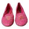 Pink Taormina Lace Slip On Flats Shoes - Image 5