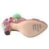 Pink Embellished Fur Mary Jane Pumps Shoes - Image 7