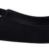 Black Flats Crystal Slingback Charmeuse Shoes - Image 5