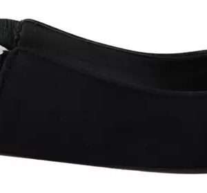 Black Flats Crystal Slingback Charmeuse Shoes
