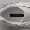 White Silver Leather Daymaster Sneakers Shoes - Image 5