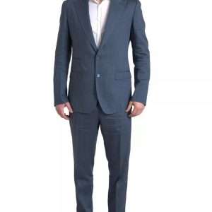 Blue 2 Piece Single Breasted NAPOLI Suit