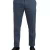 Blue 2 Piece Single Breasted NAPOLI Suit - Image 7