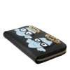 Black Blue Leather #DGFAMILY Zipper Continental Men Wallet - Image 4