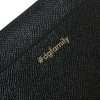 Black Blue Leather #DGFAMILY Zipper Continental Men Wallet - Image 6
