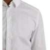 White Cotton Long Sleeve Dress GOLD Shirt - Image 5