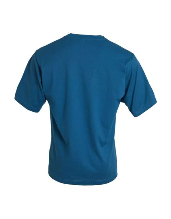 Blue Logo Round Neck Short Sleeves T-shirt - Image 3