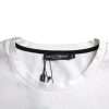White Red Lips Print Cotton Men T-shirt - Image 3