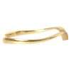 Arched Wing Cuff Skyfall Gold CZ 925 Bracelet - Image 4