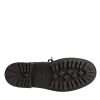 Black Leather Bernini Shearling Boots Shoes - Image 6