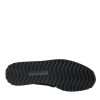 Black Woven Buffalo Leather Men Loafers Shoes - Image 6