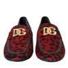 Red Black Leopard DG Loafers Formal Men Shoes - Image 2