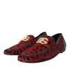 Red Black Leopard DG Loafers Formal Men Shoes - Image 3