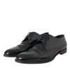Black Patent Leather Derby Formal Dress Shoes - Image 3