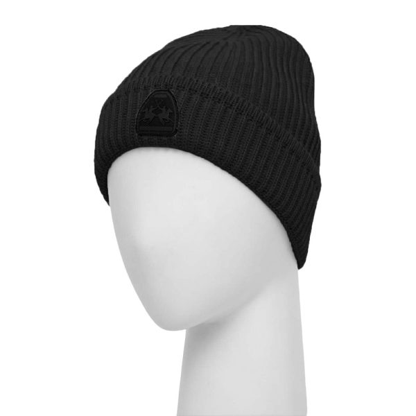 Black Acrylic Men Beanie - Image 2