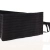 Black Silk Womens Waist Cummerbund - Image 2