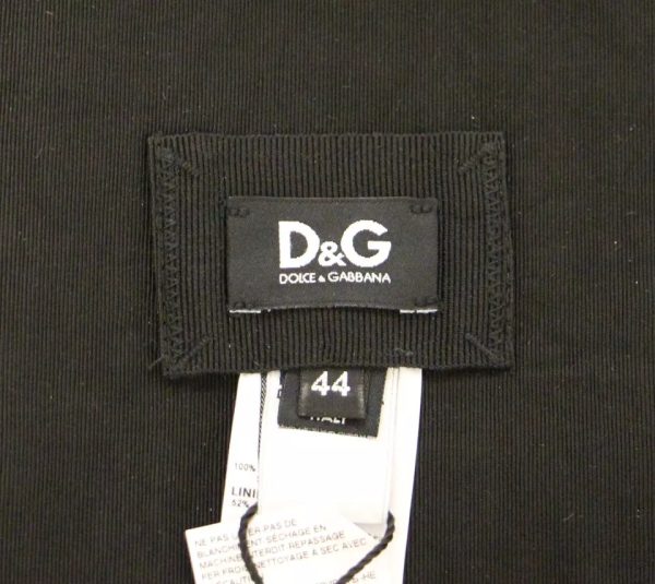Black Silk Womens Waist Cummerbund - Image 4