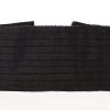 Black Silk Womens Waist Cummerbund - Image 7