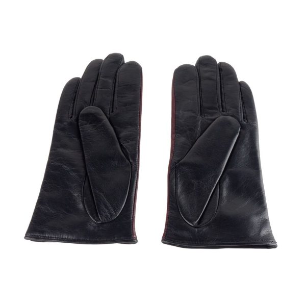 Black Lambskin Women Glove - Image 2