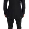 Elegant Gray Double Breasted Wool Suit - Image 3