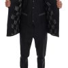 Elegant Gray Double Breasted Wool Suit - Image 7