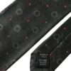 Dark Gray 100% Silk Fantasy Adjustable Men Tie - Image 4
