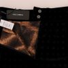 Baroque Embroidered Velvet Pencil Skirt - Image 4