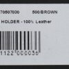Elegant Men's Leather Wallet in Brown - Image 5