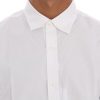 Elegant White Slim-Fit Cotton Shirt - Image 4