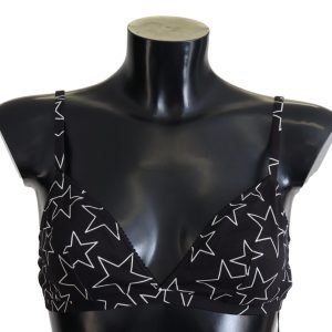 Black Millennials Star Non Wire Cotton Bra Underwear
