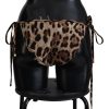 Brown Leopard Print Swimsuit Swimwear Bikini Bottom - Image 2