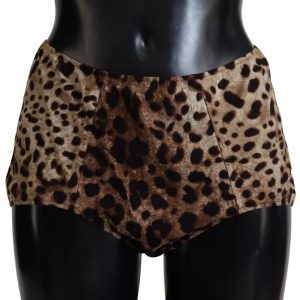 Brown Leopard Print Swimsuit Swimwear Bikini Bottom