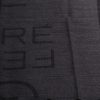 Dark Gray Wool Viscose Foulard Patterned Scarf - Image 3