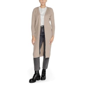 Beige Marabou Cardigan