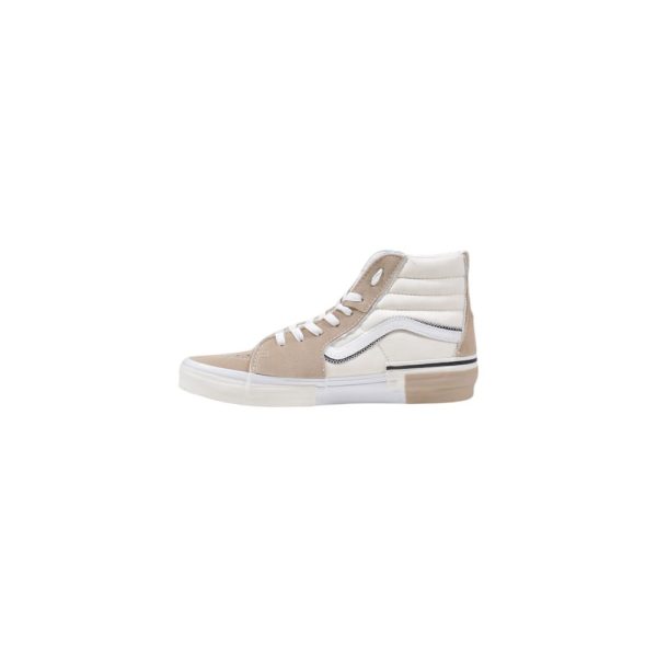Beige Leather Sneaker - Image 3
