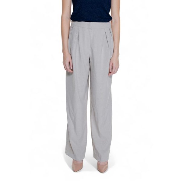 Beige Polyester Pant