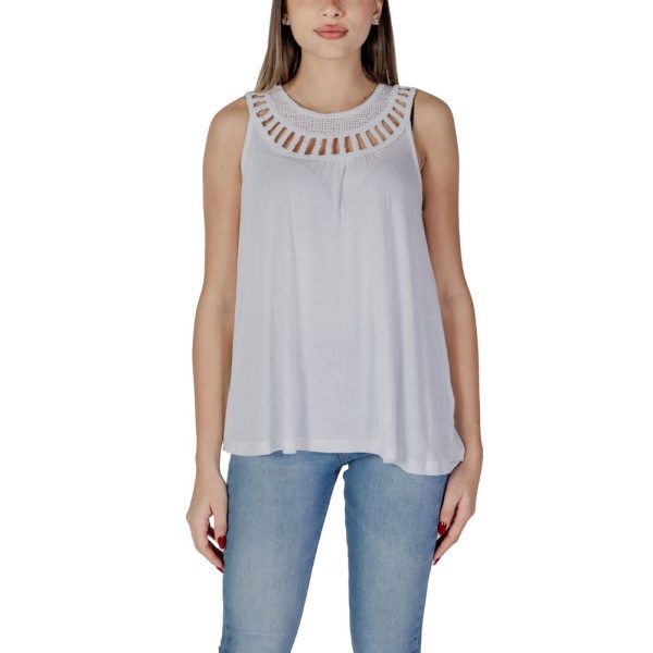 White Viscose Top
