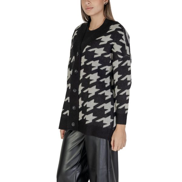 Black And White Marabou Cardigan - Image 4