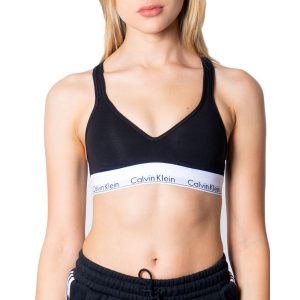 Black Polyester Bra