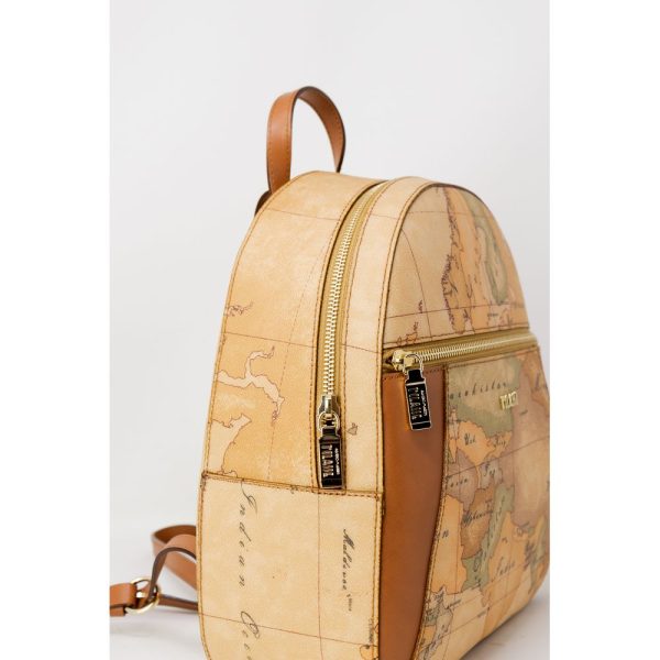 Beige Cotton Backpack - Image 3