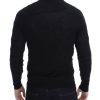 Elegant Black Merino Wool Cardigan - Image 3