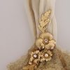 Elegant Embellished Lace & Organza Silk Dress - Image 6