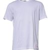 White Cotton Crew Neck Short Sleeve T-shirt - Image 2