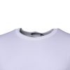White Cotton Crew Neck Short Sleeve T-shirt - Image 3