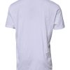 White Cotton Crew Neck Short Sleeve T-shirt - Image 5