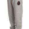 Elegant Gray Hooded Sweatsuit Ensemble - Image 2