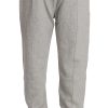 Elegant Gray Hooded Sweatsuit Ensemble - Image 3