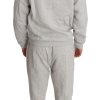 Elegant Gray Hooded Sweatsuit Ensemble - Image 5